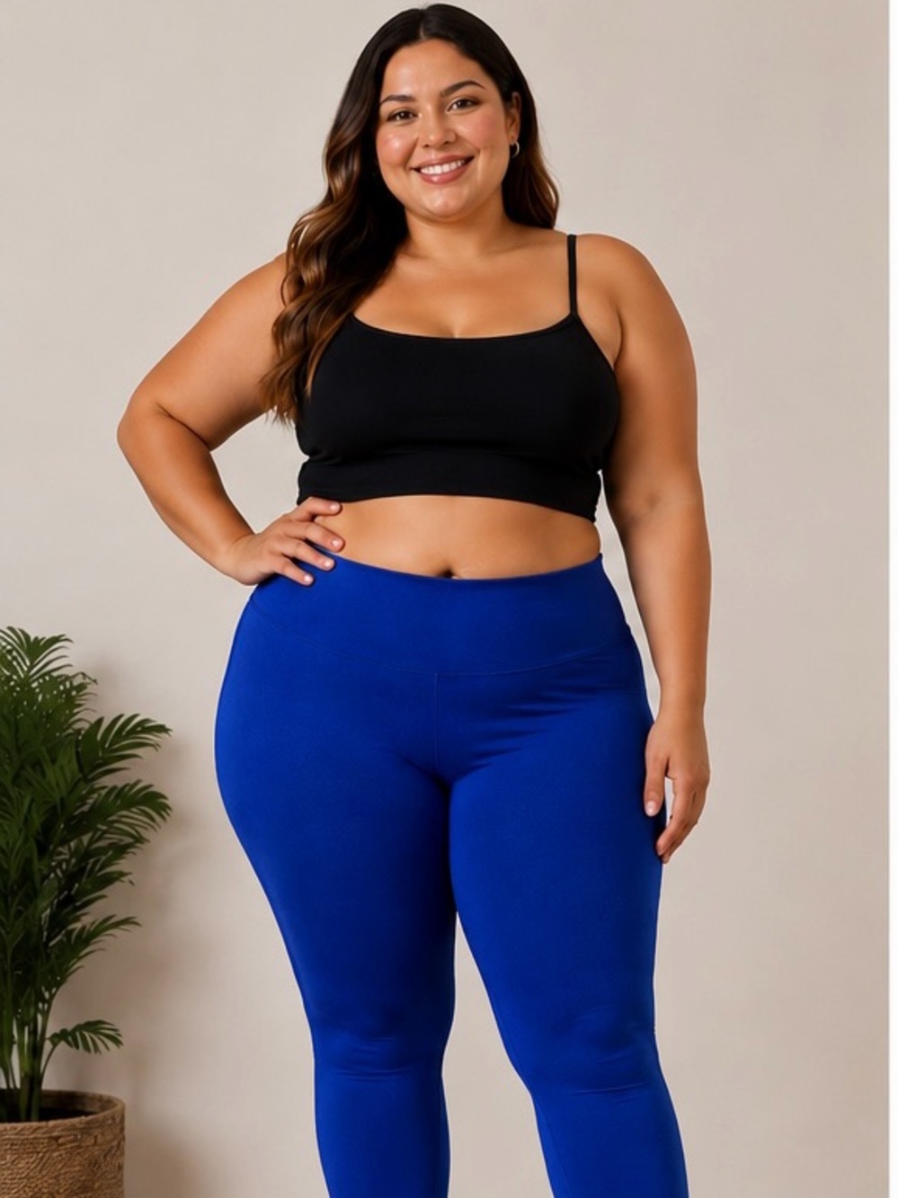 Penningtons Royal Blue Plus-Size Leggings